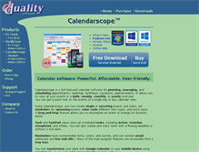 Tablet Screenshot of calendarscope.com